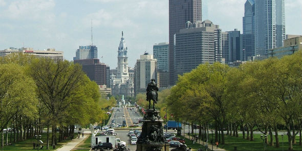 Museum to City Hall, Philadelphia. Photo: Tony Fischer via Flickr.