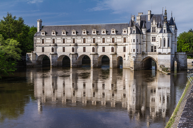 Chenonceau castle, on the Cher river. (Photo: Benh LIEU SONG via Flickr)