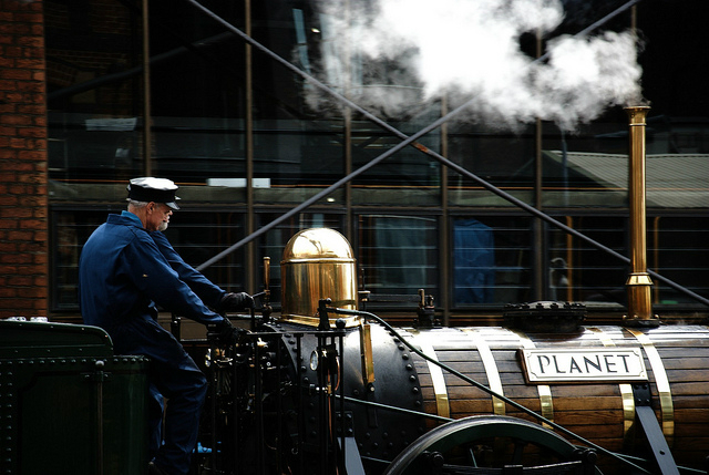 The Planet' - A replica of the first class of commercial locomotives in operation. (Photo: Lucy Bridges via Flickr)