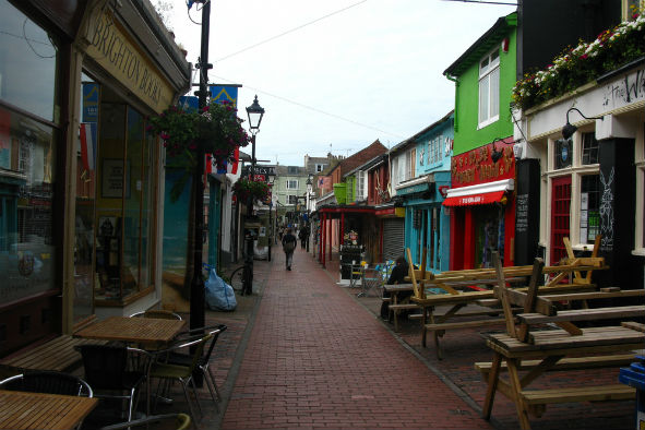 Brighton Lanes (Photo: Tilemahos Efthimiadis) 