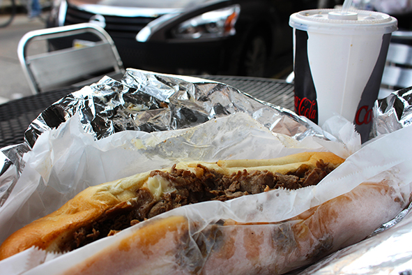 Another cheesesteak from Lorenzo's in the Italian Market (Photo: Paul Stafford)
