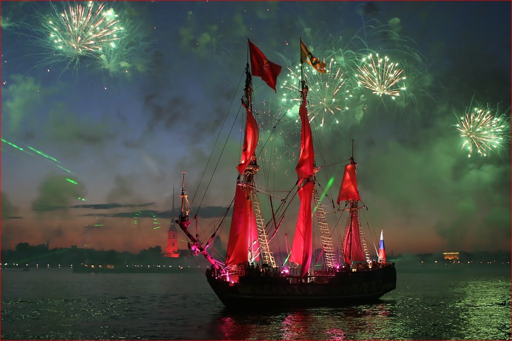 Red sails in white nights. (Photo: David Owens)