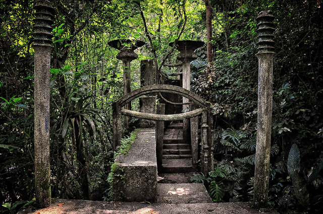 Sculptures at Edward James's Xilitla (Photo: Rod Waddington)