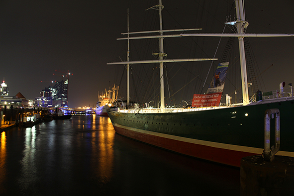 Sailing Ships are Still a Common Sight in Hamburg Port (Photo: Paul Stafford)