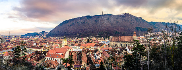 Panoramic view over Brasov (Photo: Andrew Colin via Flickr)
