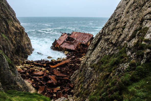 Wreckage of the Mulheim (Photo: Paul Stafford)