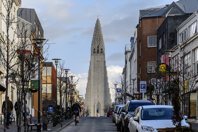 The main street in Reykjavik (Photo: dconvertini via Flickr) 