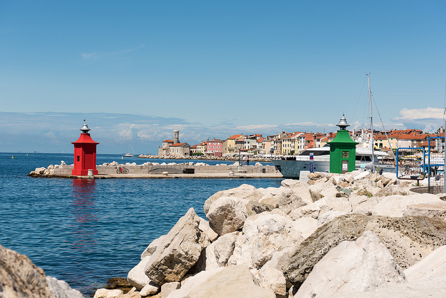 A view out over Piran's Harbour (Photo: Gilles Messian via Flickr)