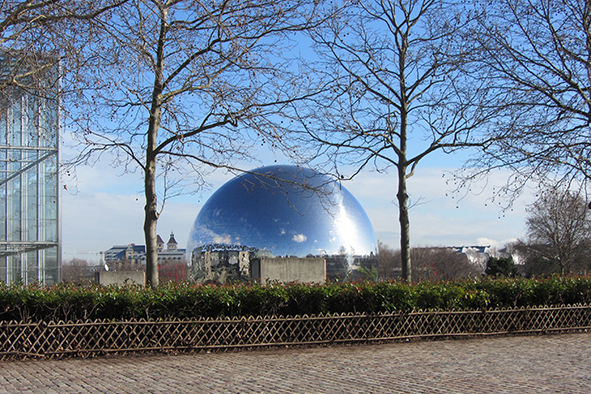 The geode in Parc de Villette (Photo: Chris Newens)