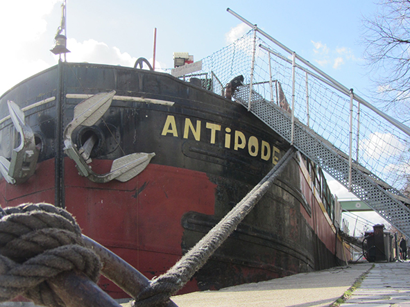 The prow of the Antipode (Photo: Chris Newens)