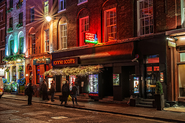 Legendary Ronnie Scott’s remains the heart of London’s jazz scene (Photo: Dave Wood via Flickr)