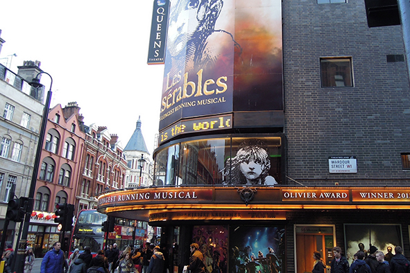 Les Miserables continues to pull in a crowd at Queens Theatre (Photo: David Mckelvey via Flickr) 