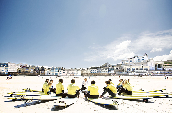Surf's up at St. Ives Surf School (Photo: St. Ive's Surf School)