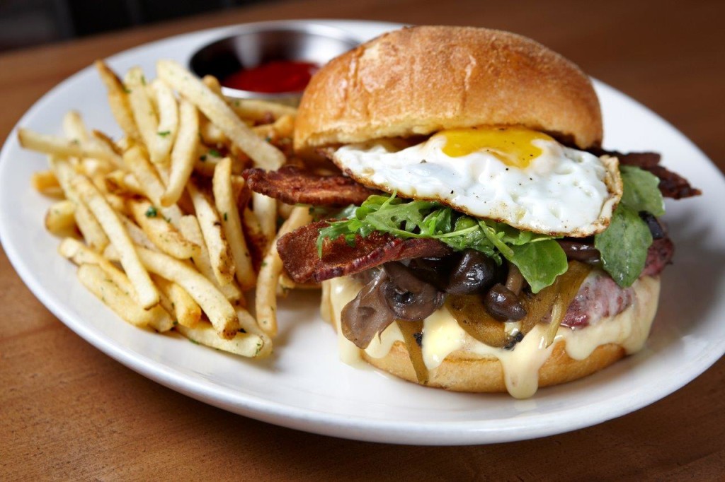 The 10-napkin burger at Three Seventy Common (Photo: Three Seventy Common)