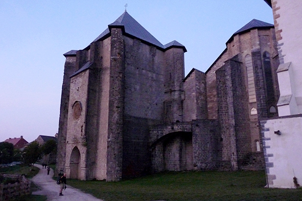 Roncesvalles Abbey at dusk (Photo: A. Rendle via Flickr)