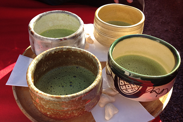 Steaming bowls of matcha (Photo: Breawna Power Eaton)