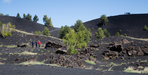 Hiking near the Sartorius Mounts (Photo: Chris Allsop)