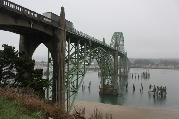 The Yaquina Bay Bridge in Newport (Photo: Jeffrey Rindskopf)