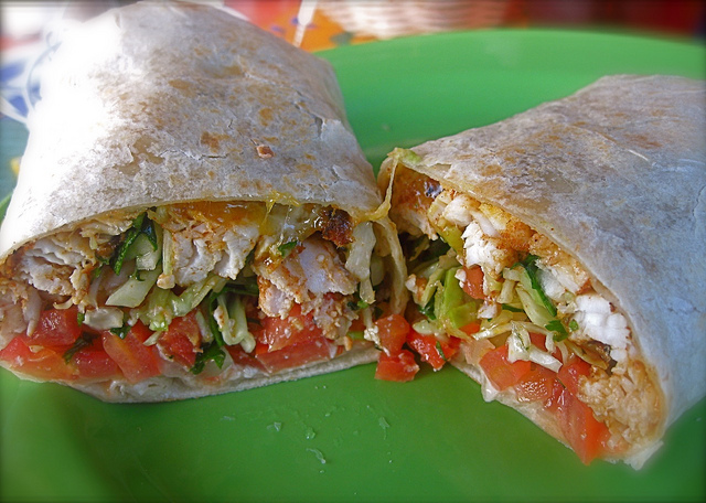 Mahi Mahi burrito from Taco Adobe (Photo: Chad Adams via Flickr)