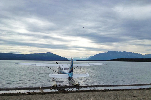 View of the plane, Katmai (Photo: Christopher Kompanek)