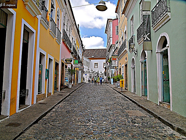 The historic Salvador neighbourhood of Pelourinho