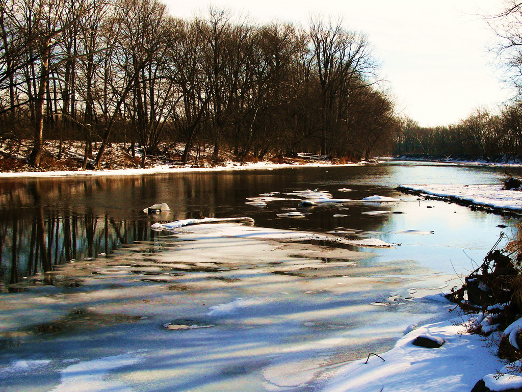 A scenic view over a lake in Tipp City