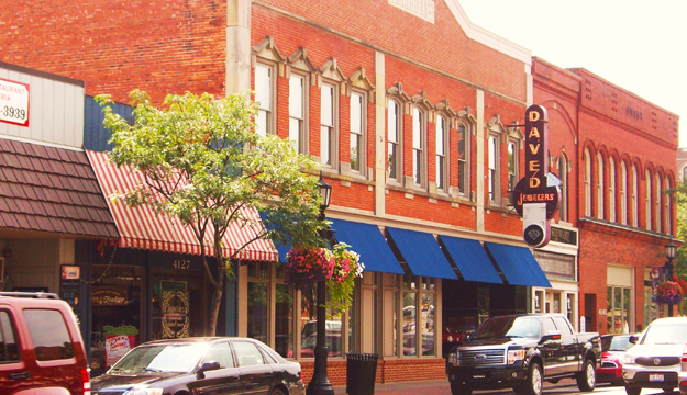 A quaint parade of shops in Willoughby