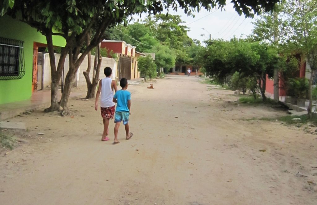 An unpaved street, Aracataca (Photo: Stephen Woodman)