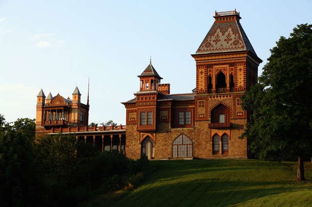 The main house at Olana, perched above the Hudson River, Hudson. (Photo: Stan Ries)