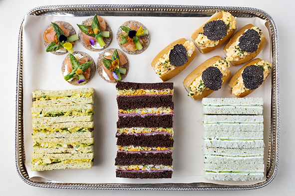 Sandwiches at The Langham afternoon tea with Wedgwood (Photo: courtesy of The Langham)