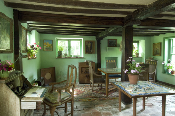 The sitting room at Monk’s House (Photo: National Trust, Caroline Arber)