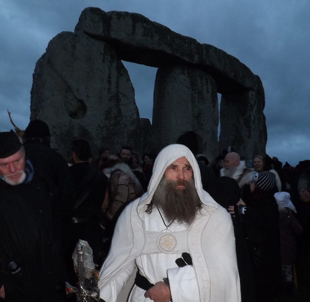 A modern day druid (Photo: Stonehenge Stone Circle via Flickr)