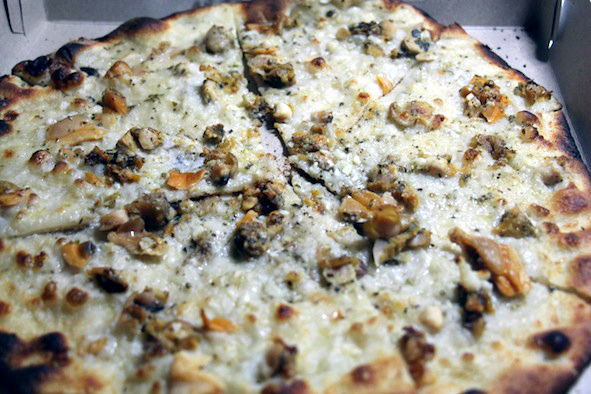 Frank Pepe’s White Clam Pie is one of the world’s most famous pizzas (Photo: Leonie Shanks)