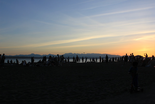 Golden Gardens Park on a busy summer evening (Photo: Jeff Rindskopf)