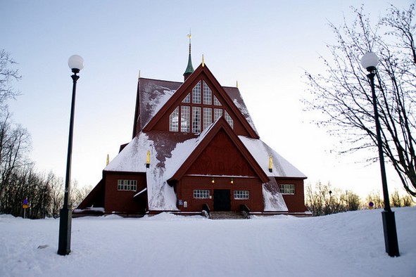 Kiruna Kyrka, Kiruna (Photo: Allison Stillwell Young via Flickr)