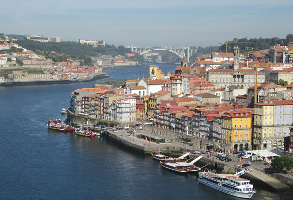 Crossing the Dom Luís I Bridge in Porto (Photo: Mike Dunphy)