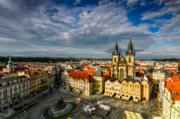 The view over Prague's Old Town (Photo: mendhak via Flickr)