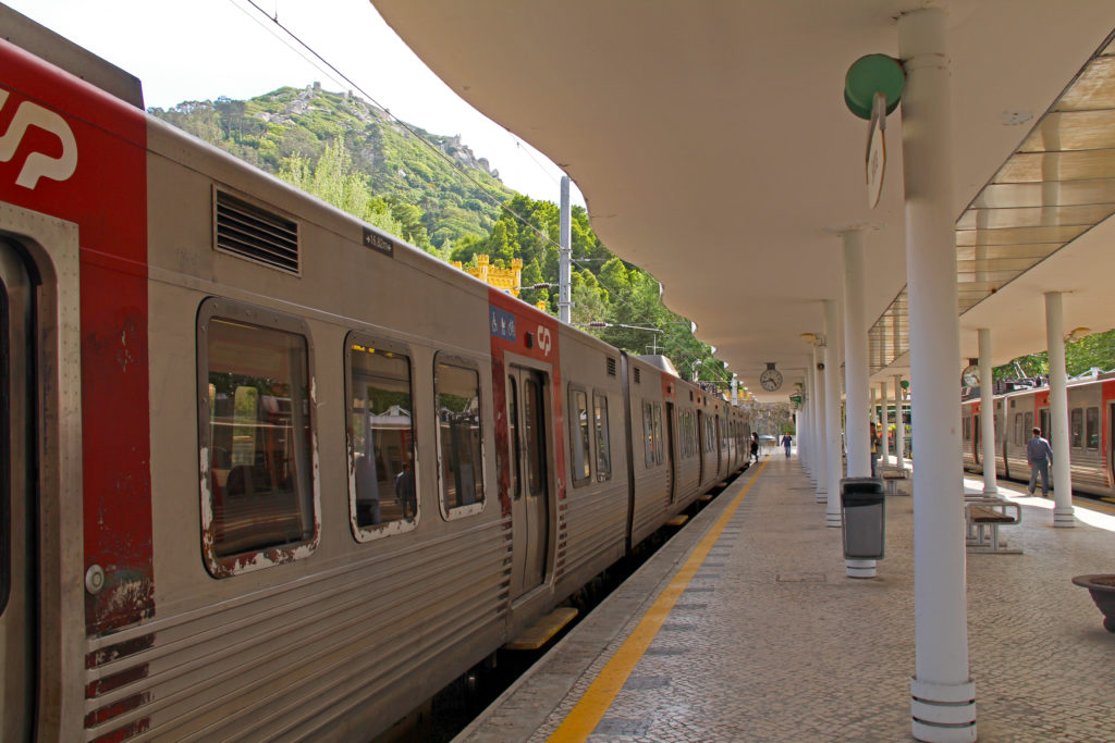 Yellow turrets and a Moorish castle are immediately visible when stepping off the train (Photo: Paul Stafford)