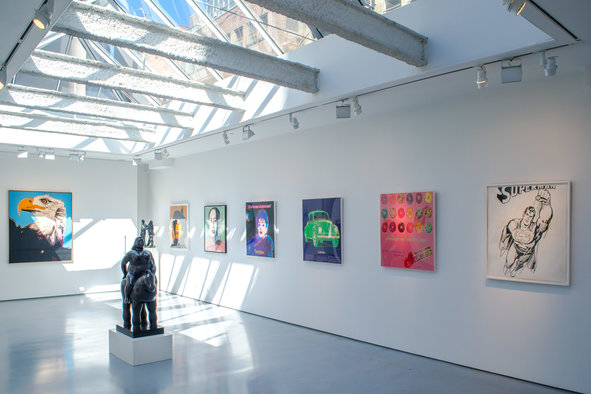 A skylit room in David Benrimon Gallery (Photo: David Benrimon Gallery)