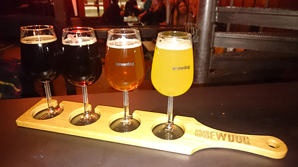 Sampling Stockholm's latest craft beer offerings in BrewDog Kungsholmen (Photo: Roy Duffield)