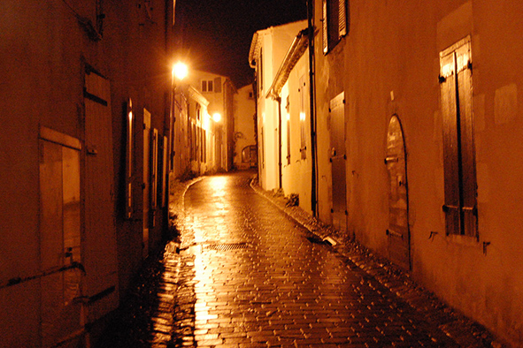 A French village at night (Photo: Theirry Ben Abed via Flickr)
