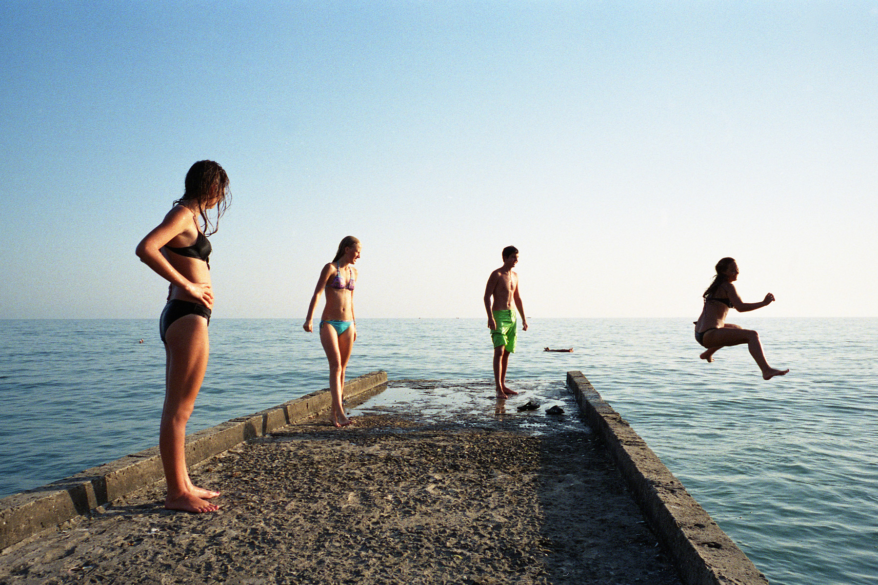 Swimming in the Black Sea