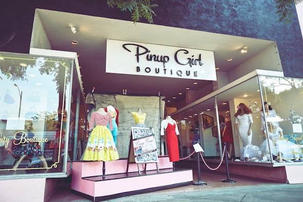 Pinup Girl is known for its whimsical prints and flashy storefront displays (Photo: Pinup Girl)