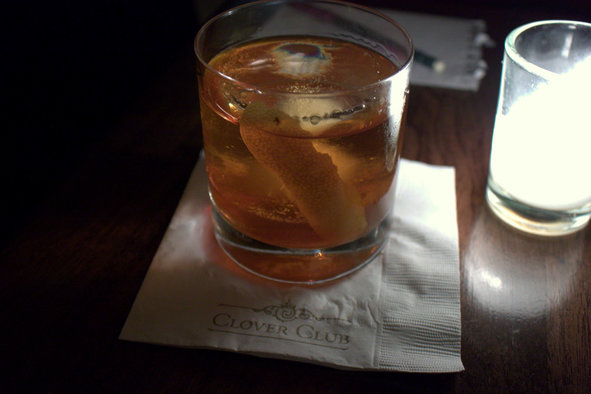 A whiskey cocktail with maraschino and Absinthe at Clover Club (Photo: Krista via Flickr / CC BY 2.0)