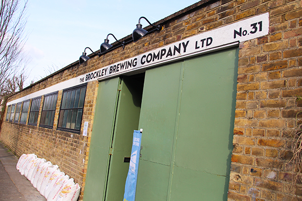 Brockley Brewery entrance (Photo: Helena Poole)