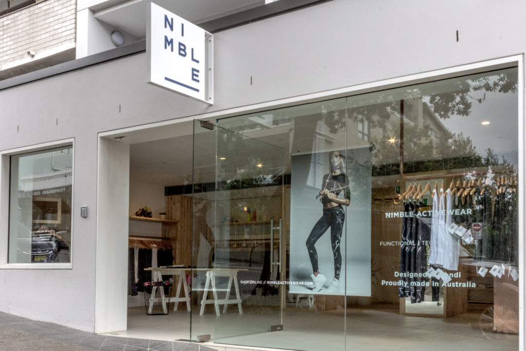 Nimble Active wear store (Photo: Nimble Active Wear)