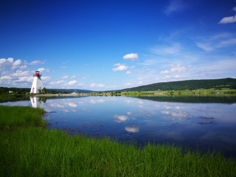 kidston lighthouse, things to do in nova scotia, bras d'or lake biosphere reserve