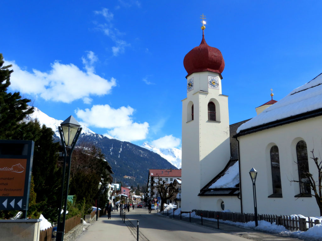 st. anton church, spring ski holiday, skiing in st. anton, st. anton parish church