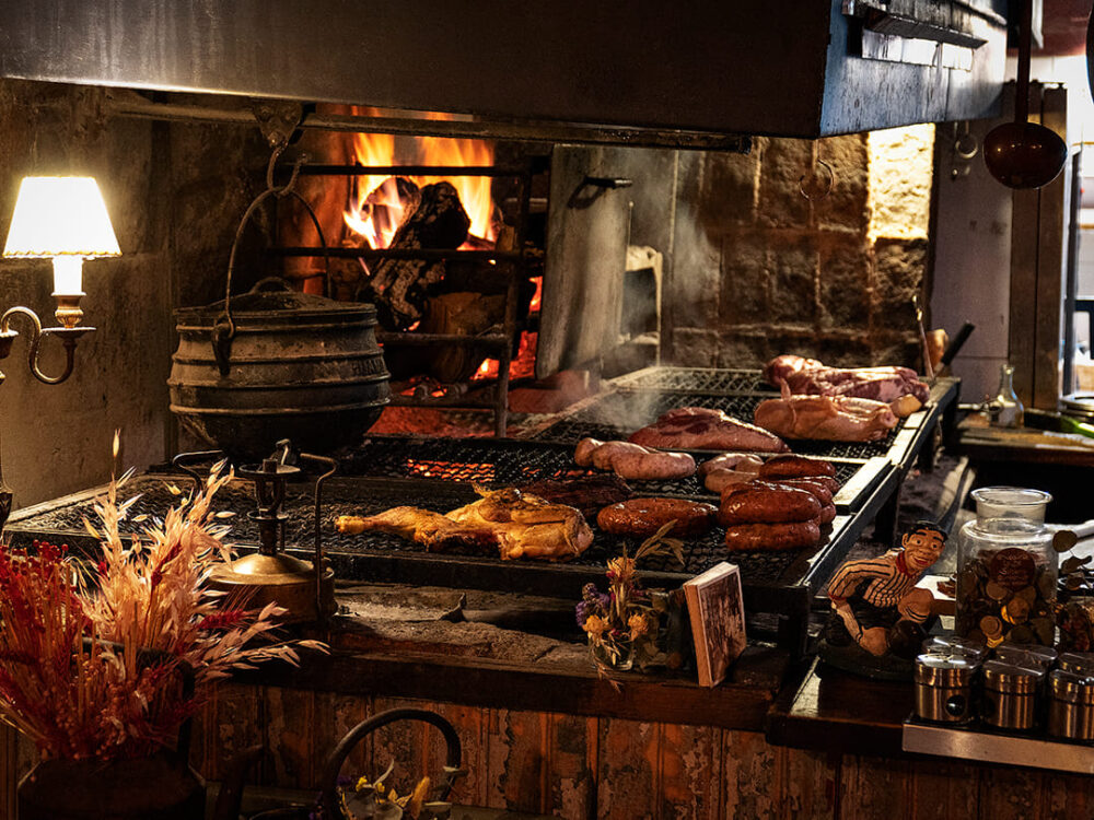 Photo of the barbeque at Lo De Silverio in Montevideo