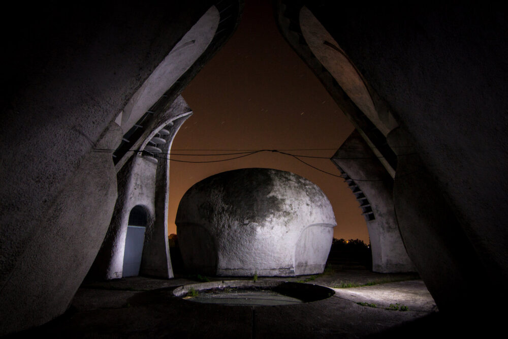 Crematorium in the Park of Memory in Kyiv Ukraine